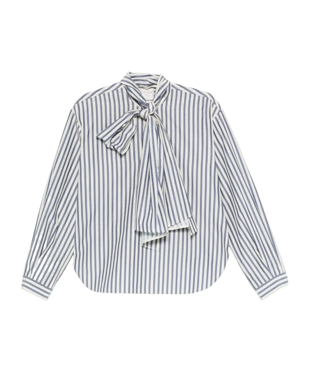 Detachable Pussy Bow Shirt