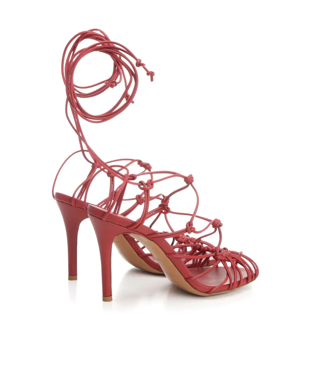 Tubular Lace Sandals