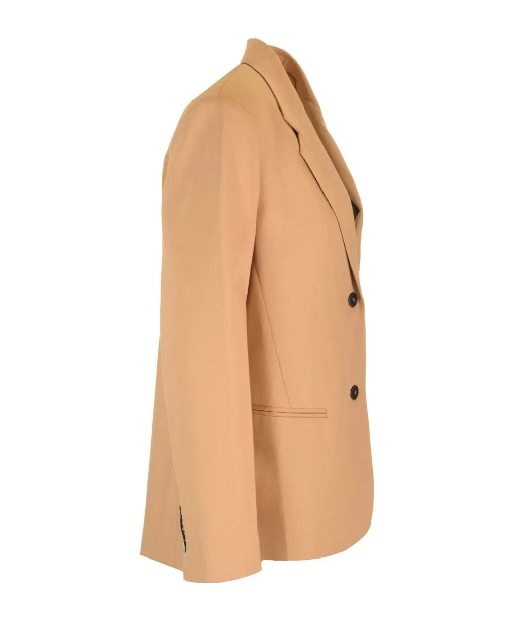 Twill Single-Breasted Jacket