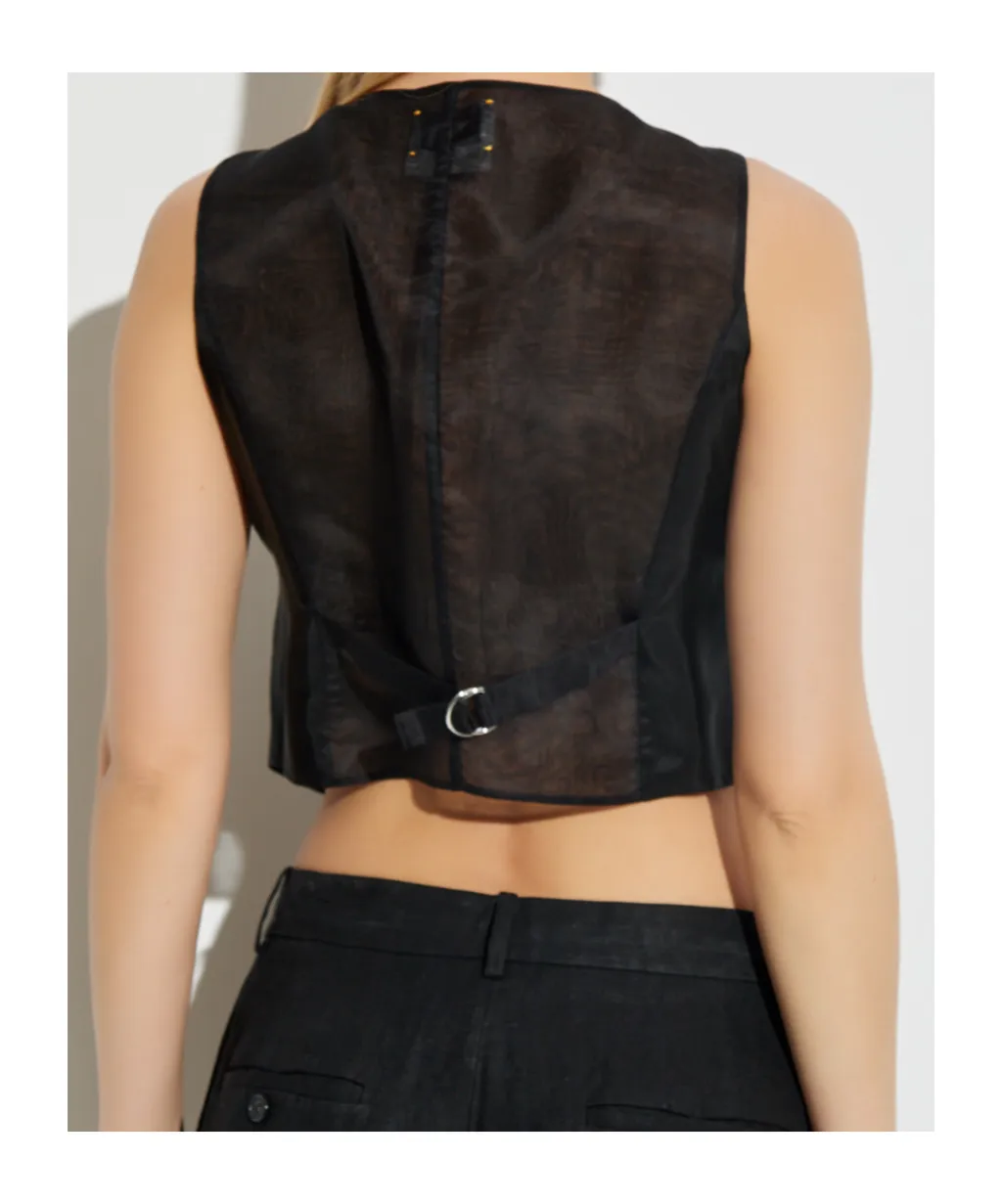 V-Neck Sleeveless Vest