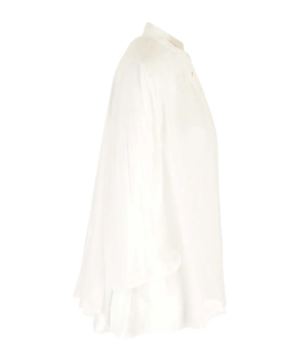 Bohemian-Style Ruffled Shirt