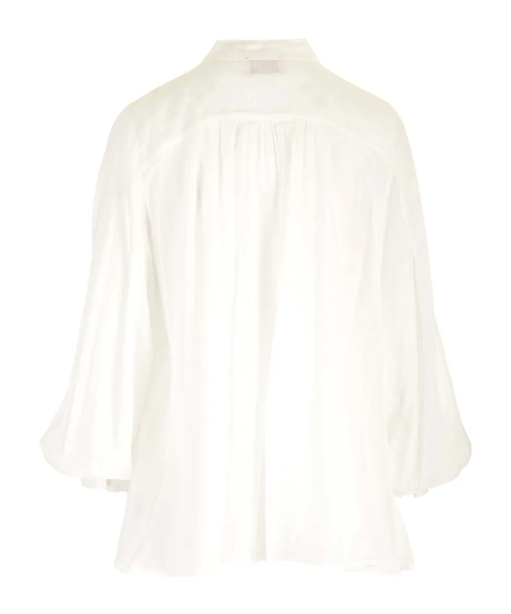 Bohemian-Style Ruffled Shirt