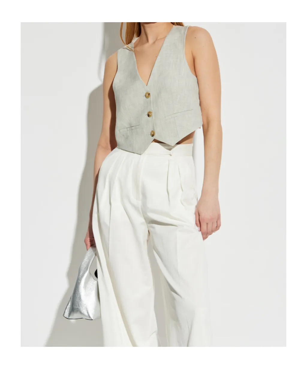 V-Neck Sleeveless Vest