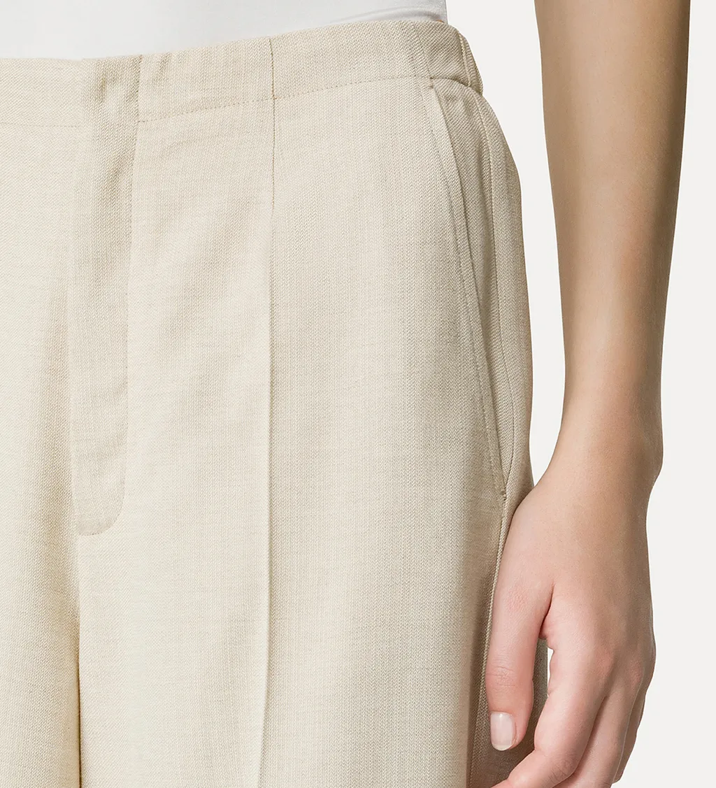 Soft Pleated Trousers