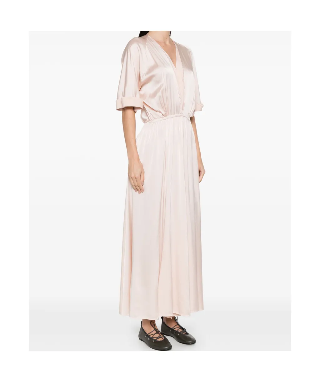 V-Neck Midi Dress