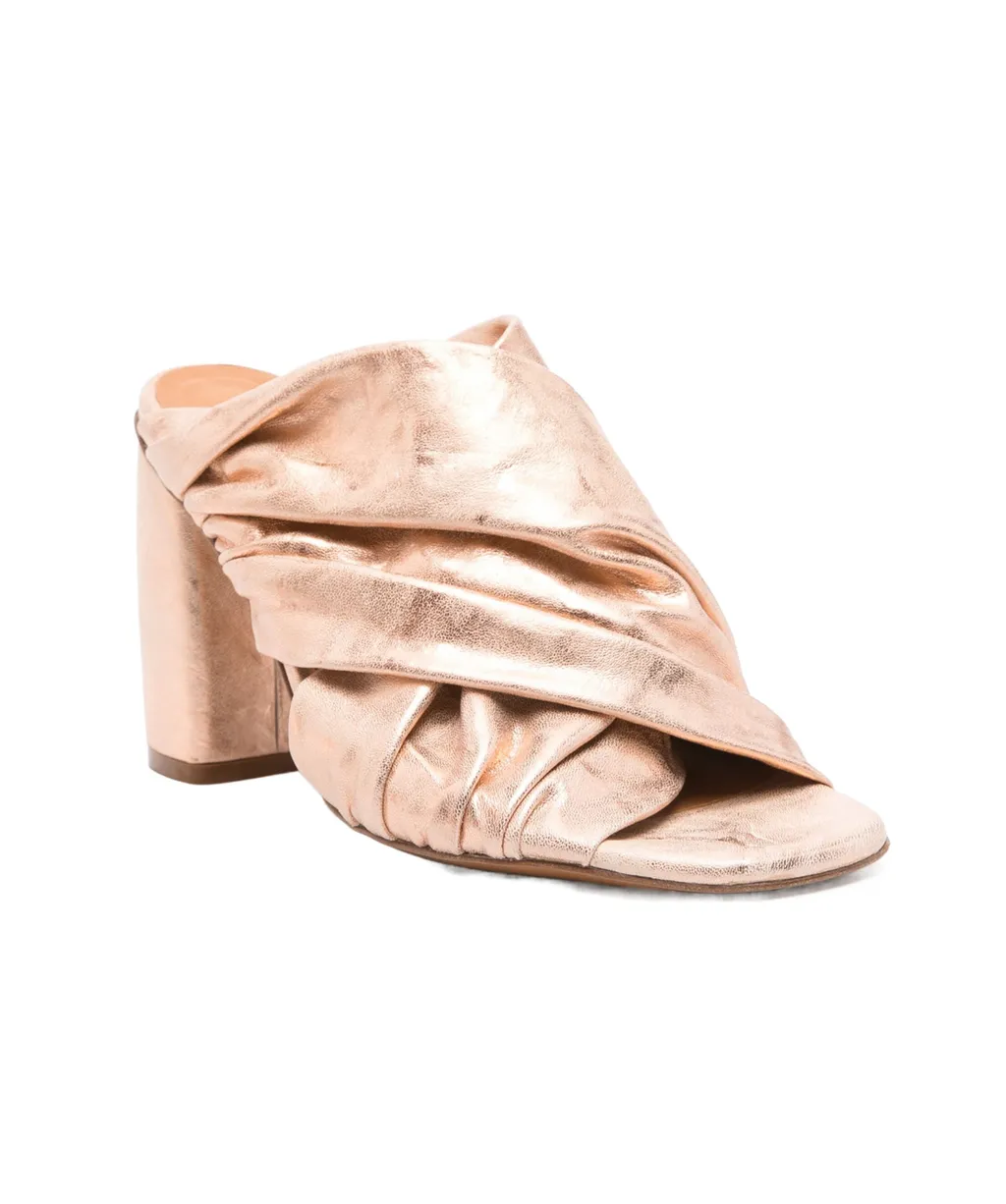 Cross-Heeled Sandals