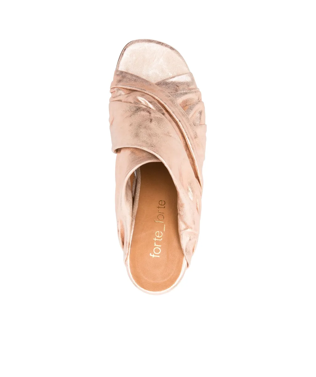 Cross-Heeled Sandals