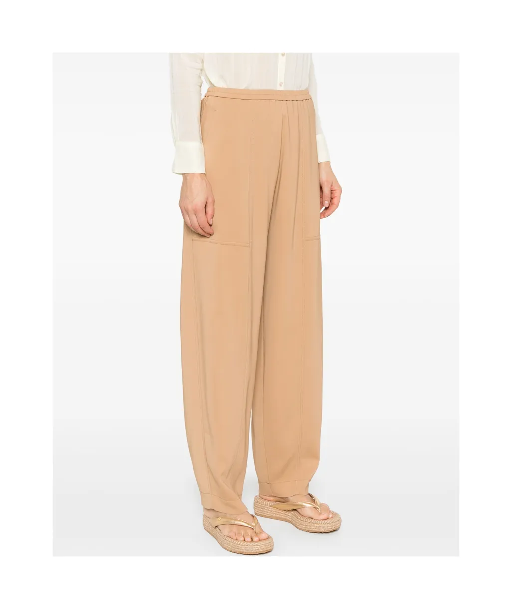 Elastic Waist Casual Pants
