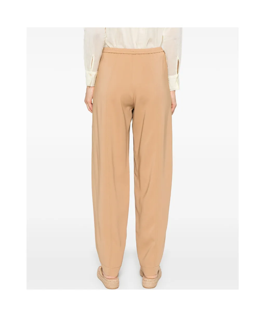 Elastic Waist Casual Pants
