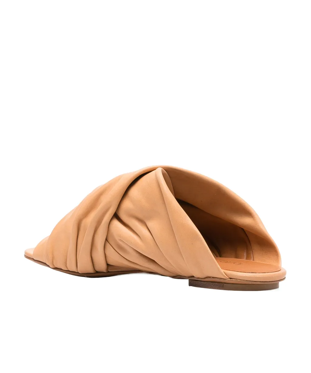 Crossed Flat Slippers