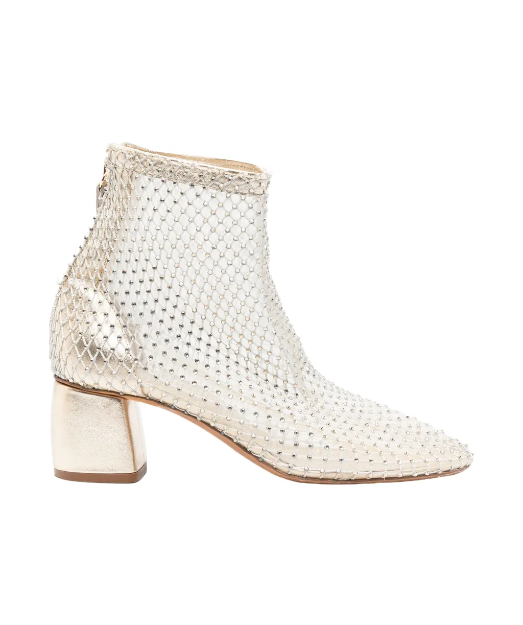 Mesh Ankle Boots