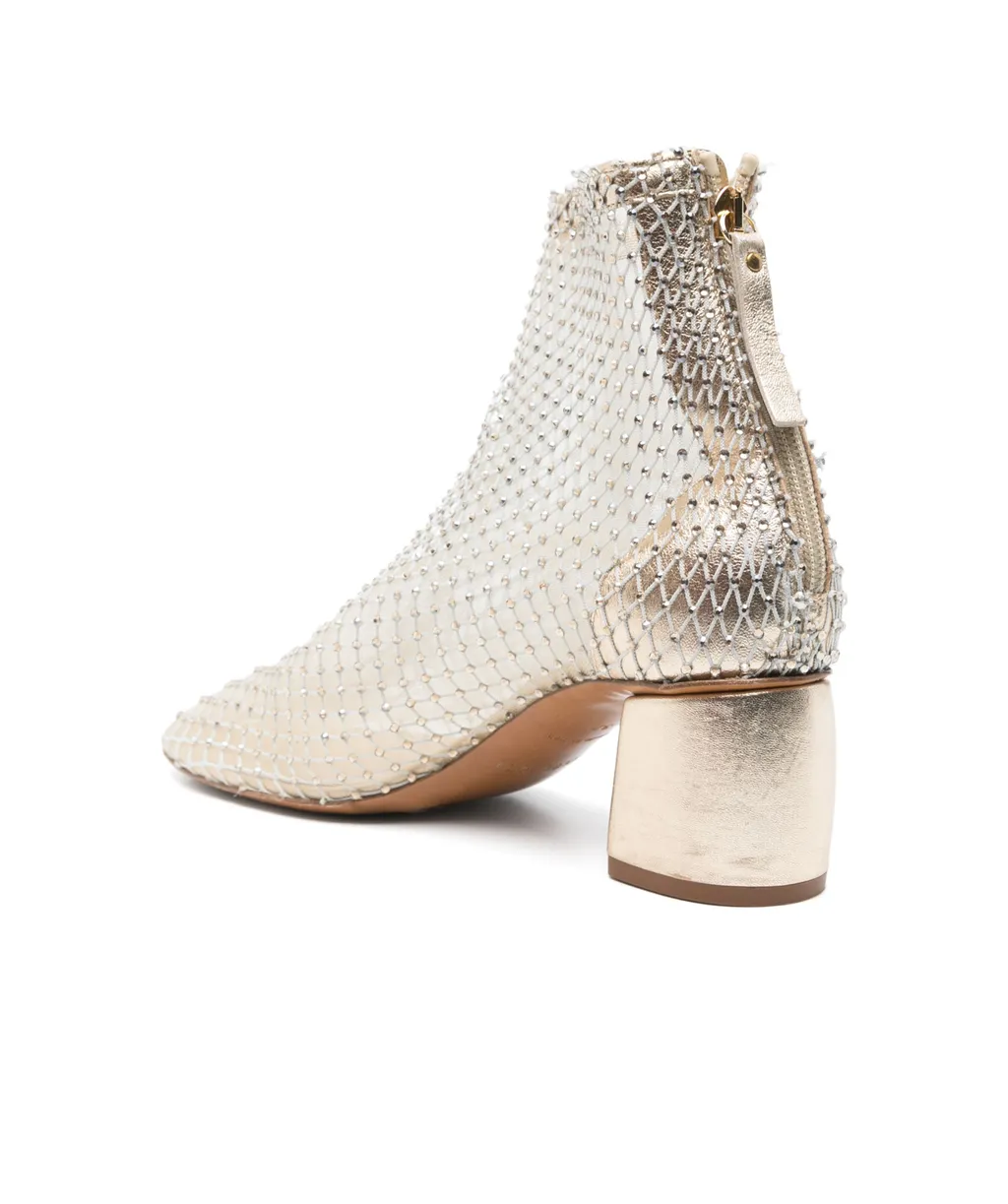Mesh Ankle Boots