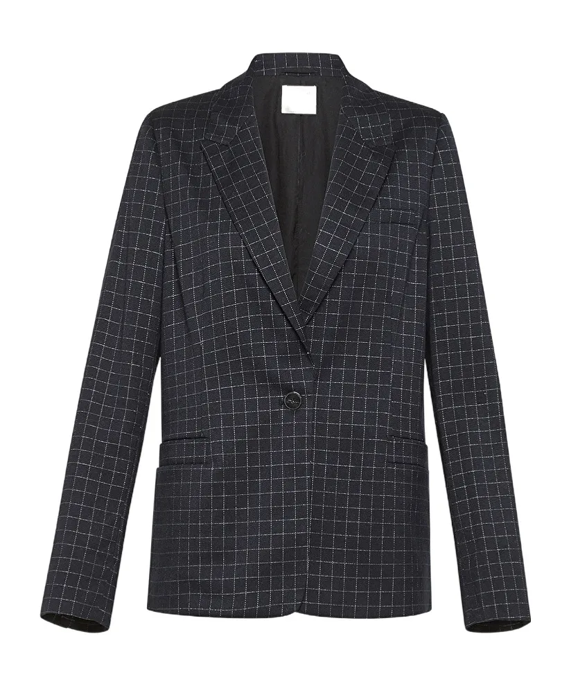 Checked Boxy Jacket