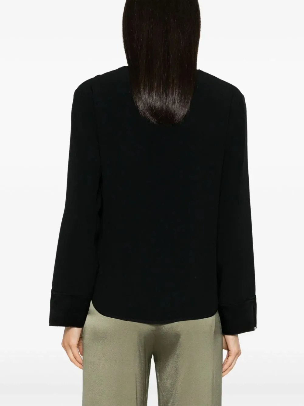V-Neck Long Sleeve Top