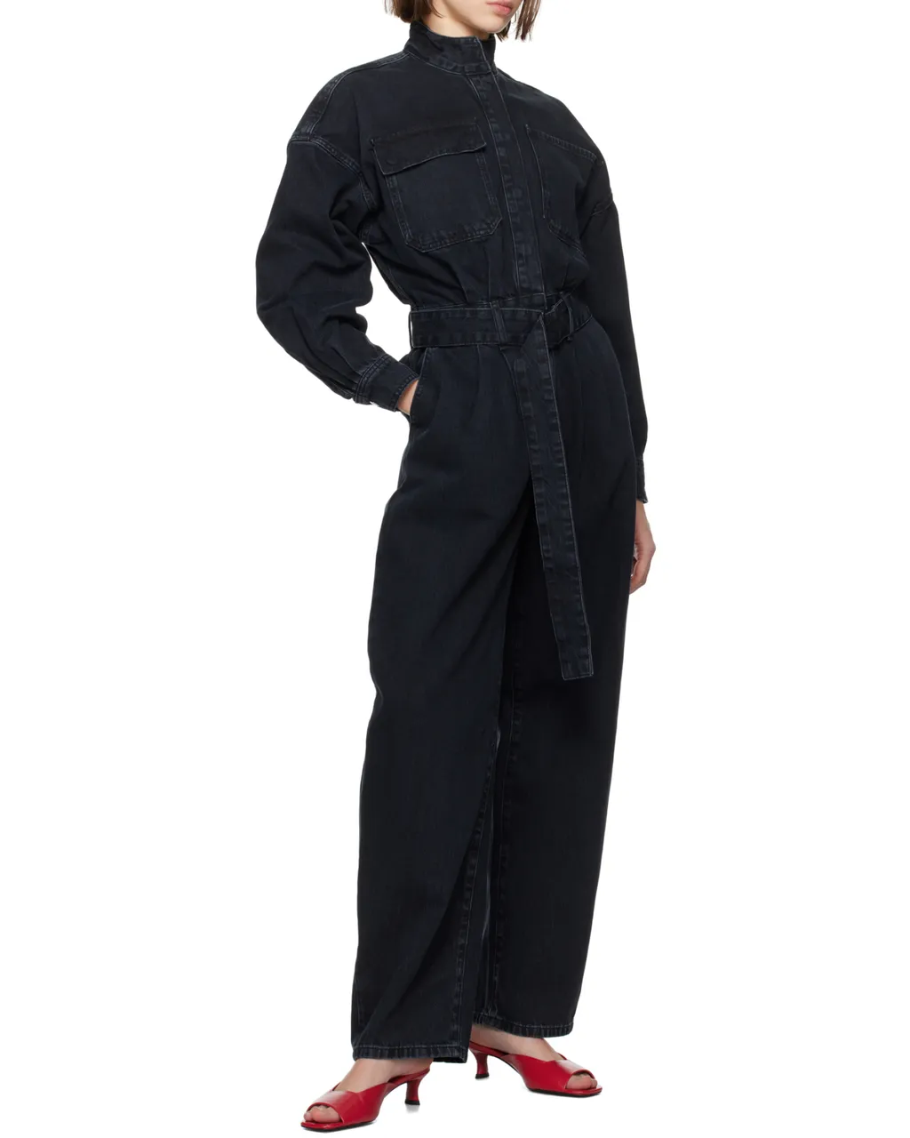 Long-Sleeved Jumpsuit