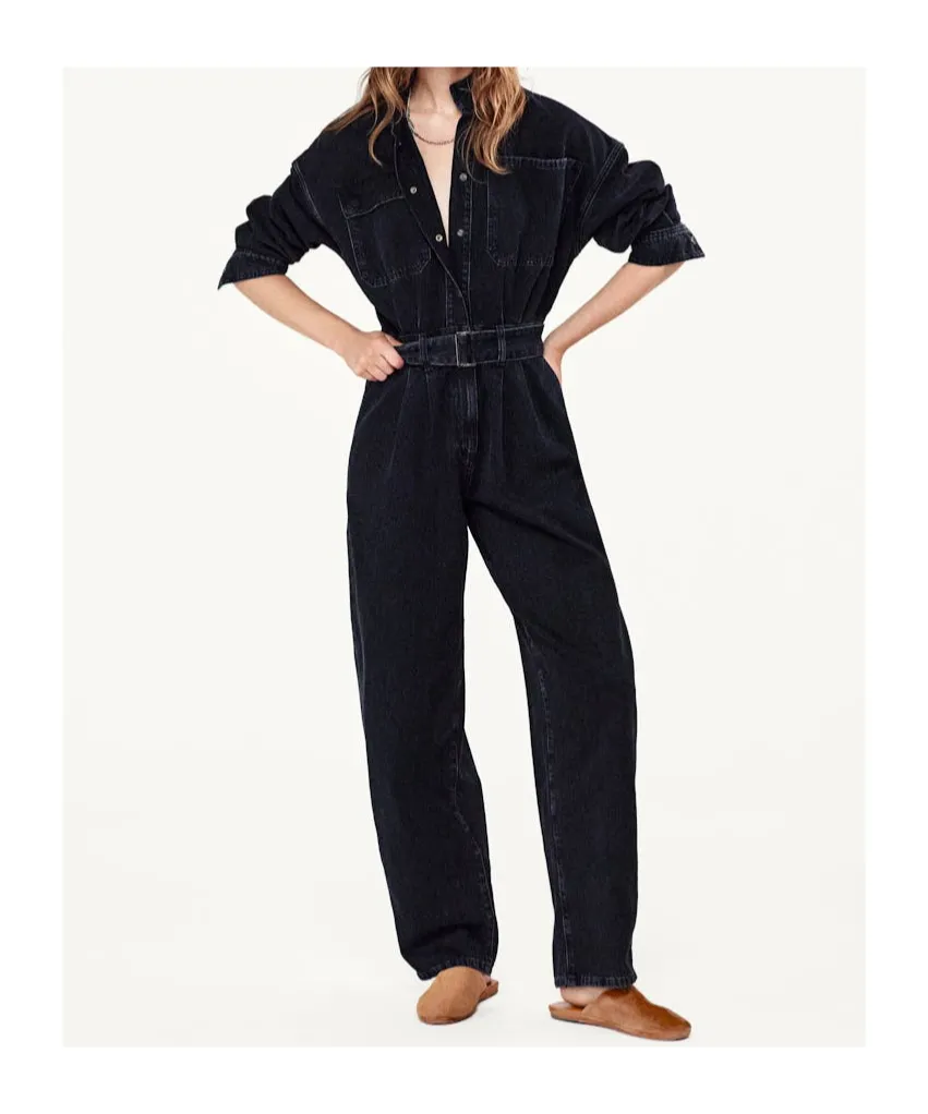 Long-Sleeved Jumpsuit