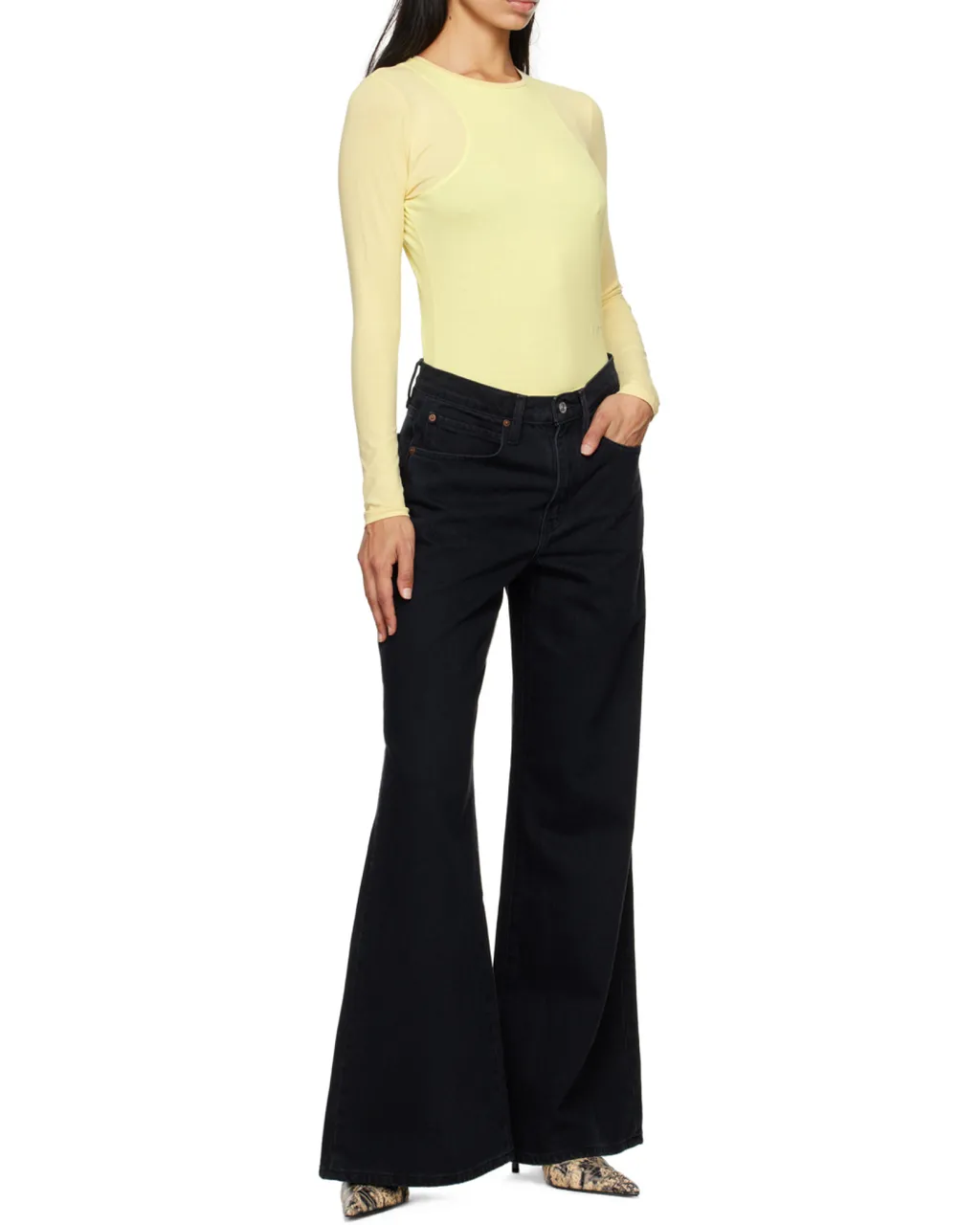 Easy Wide Flare Jeans
