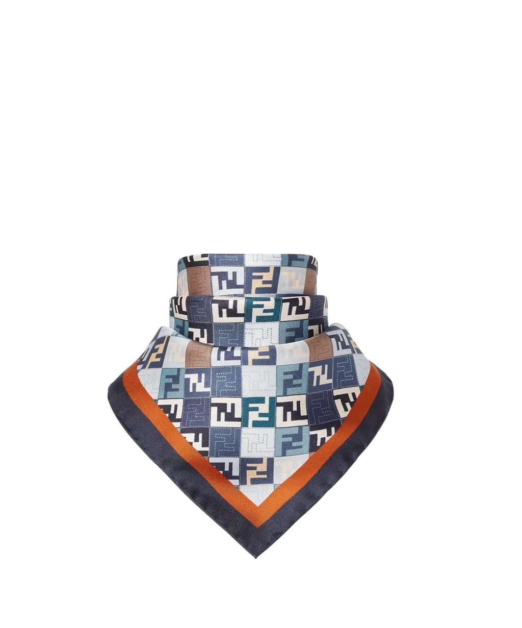 Ff Printed Finished-Edge Scarf