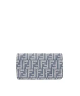 Baguette Ff Jacquard Chain-Linked Wallet