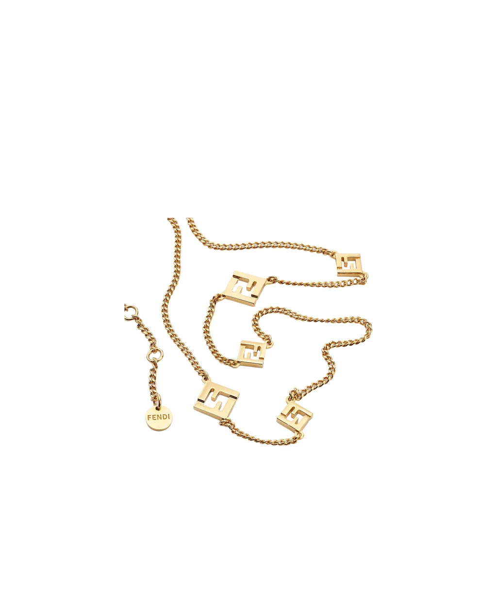 Gold-Colored Metal Necklace