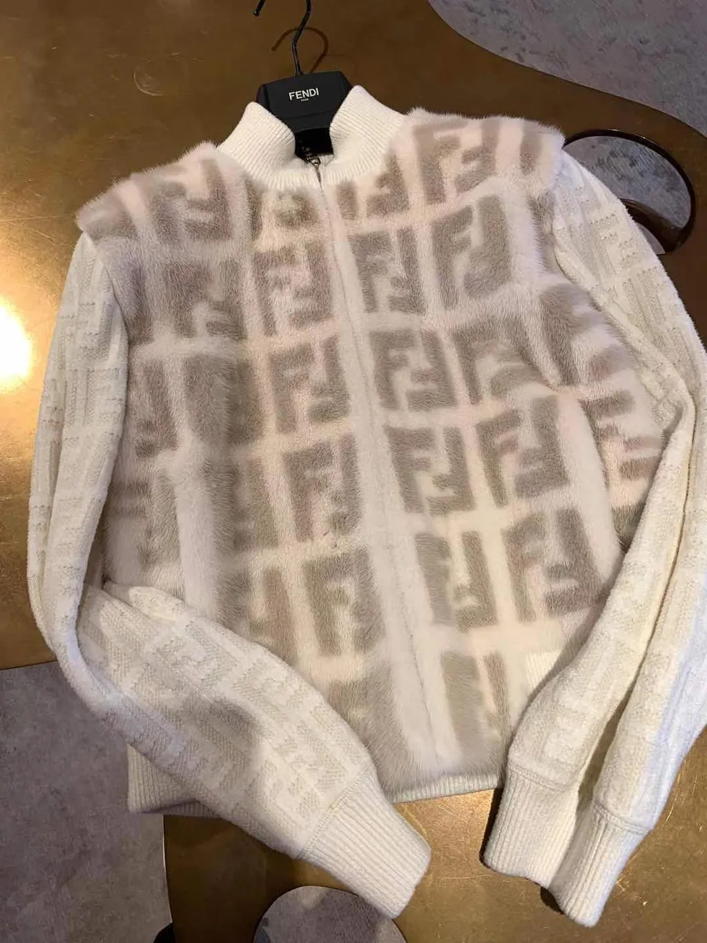 Mink Bomber Jacket