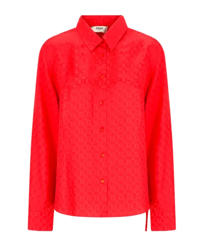 Ff Jacquard Long Sleeved Shirt