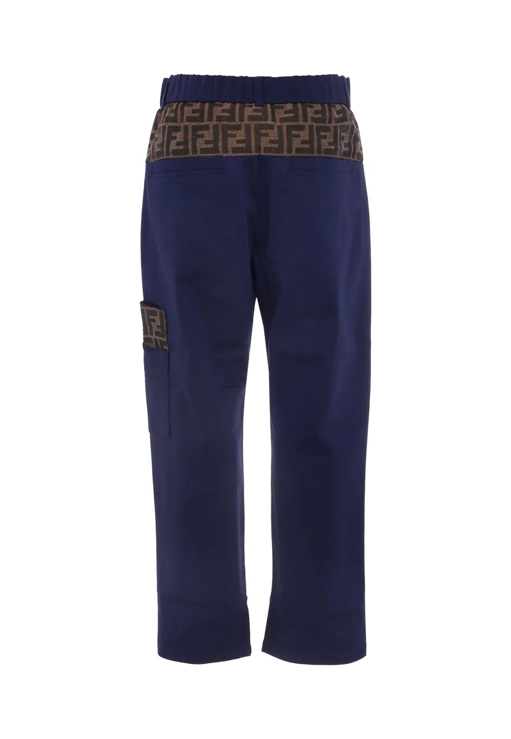 Ff Motif Straight Trousers