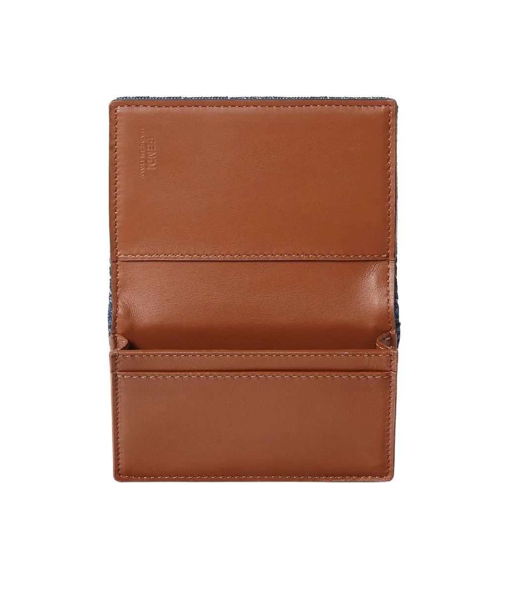 Logo Detailed Ff Jacquard Cardholder