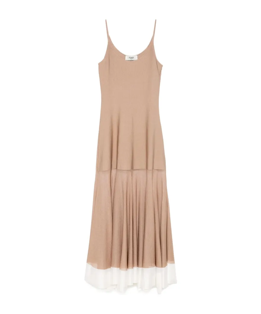 Sleeveless Knitted Maxi Dress