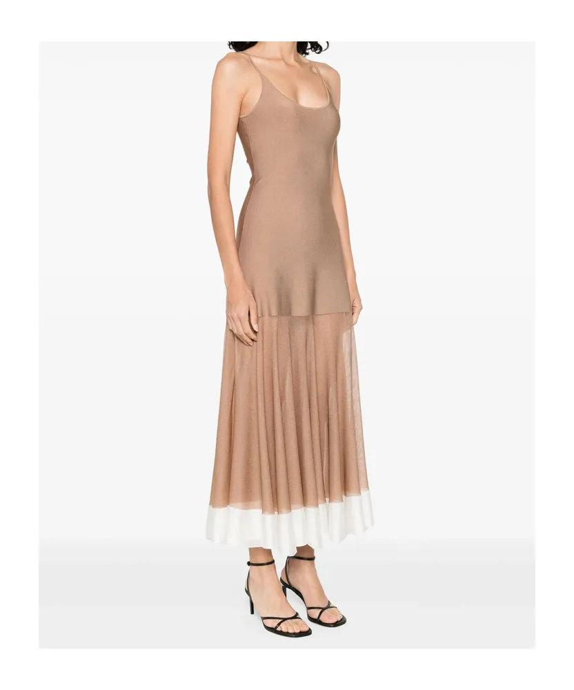 Sleeveless Knitted Maxi Dress