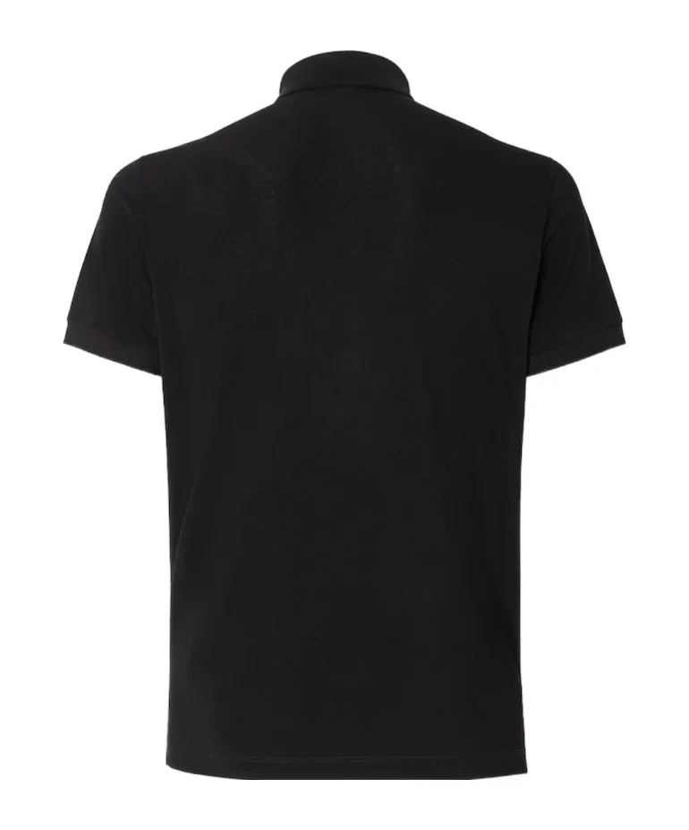 Logo Plaque Short Sleeved Polo Shirt