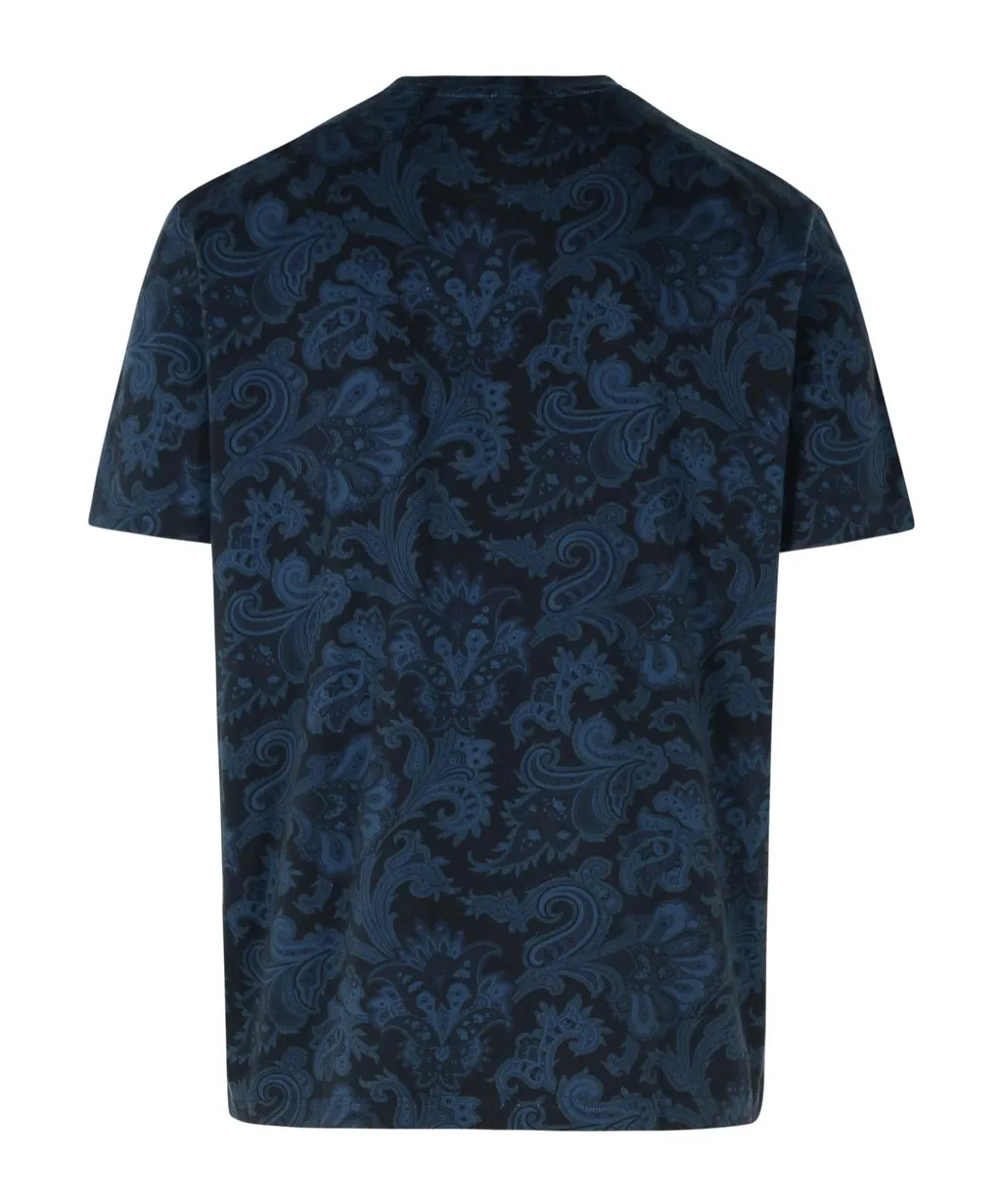 Paisley Printed Roundneck T-Shirt