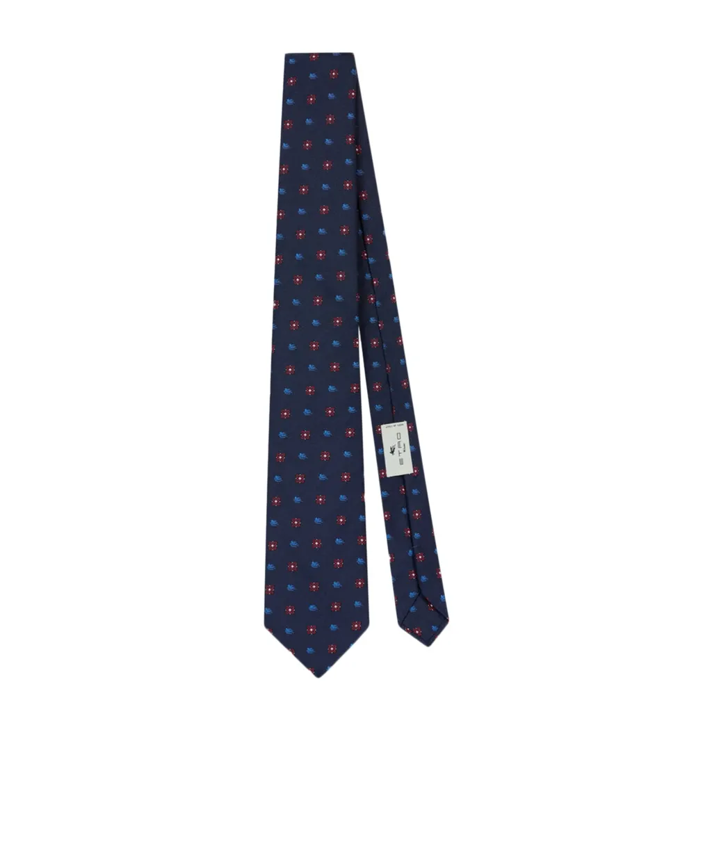 Micro Paisley Floral Tie