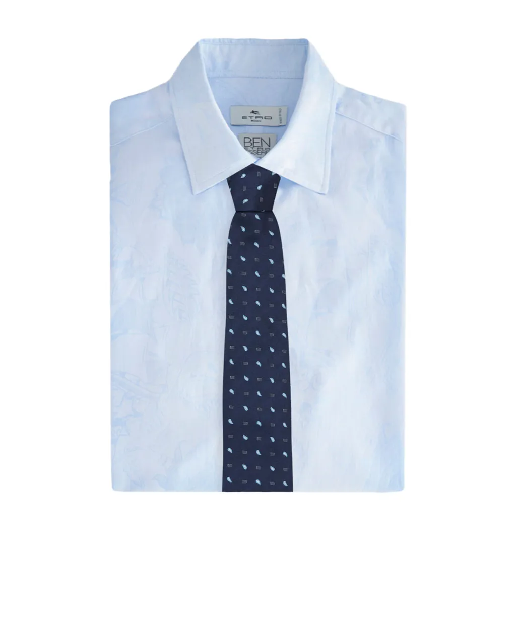Logo Patch Pointed Tie