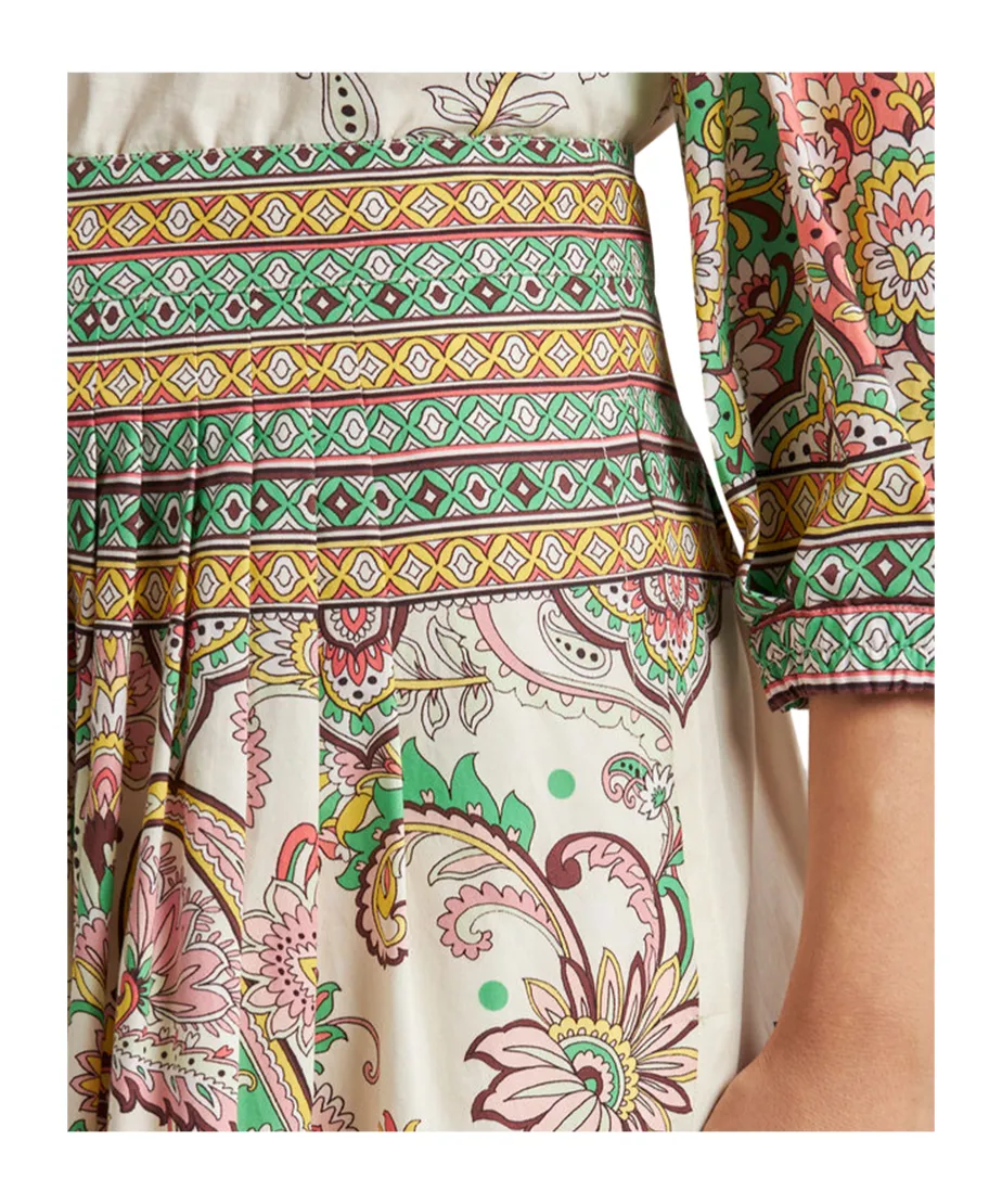 Floral Printed Midi Skirt