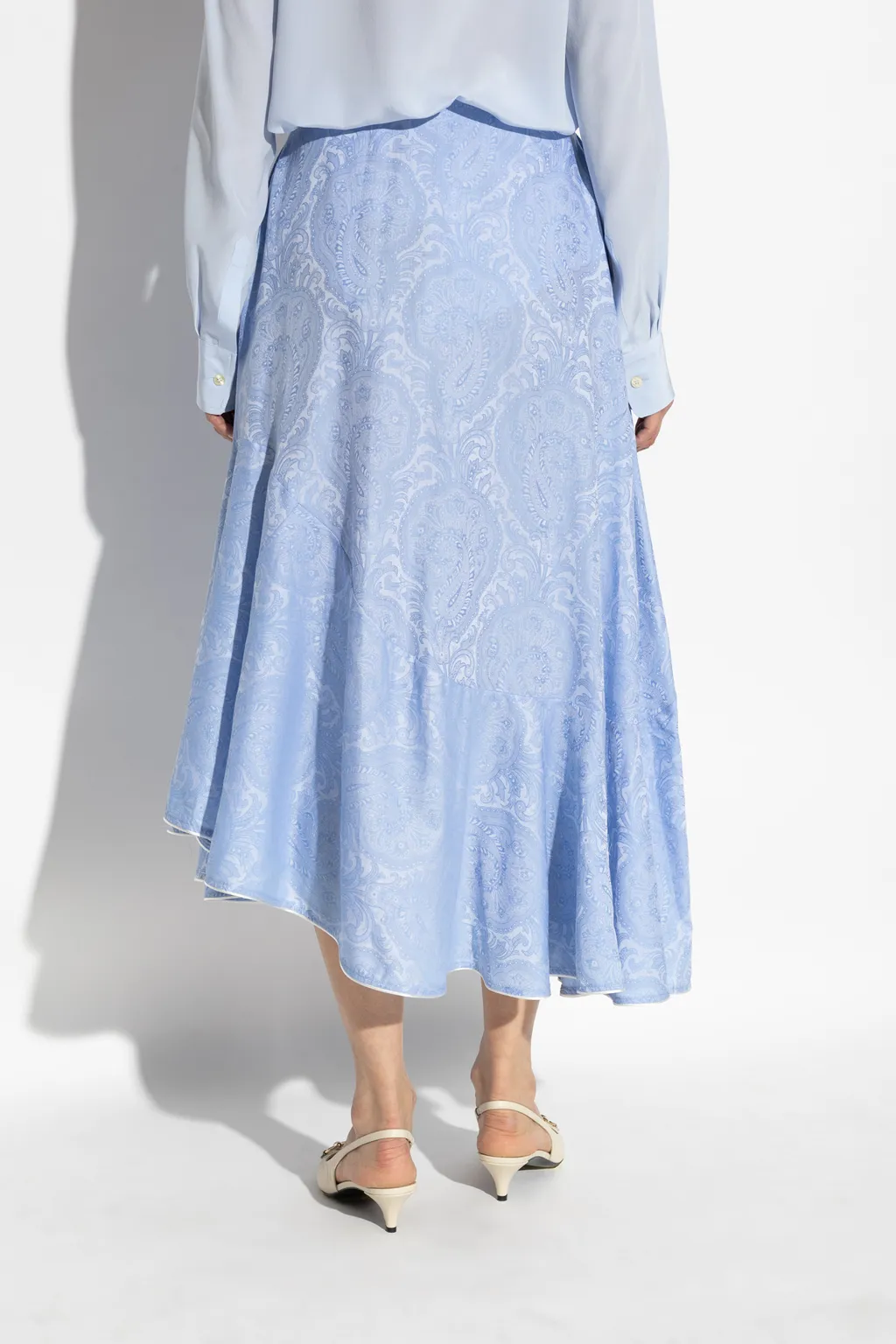 Printed Midi Skirt