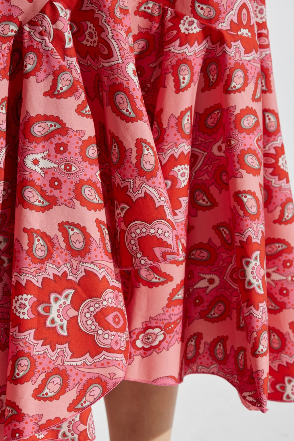 Printed Midi Skirt