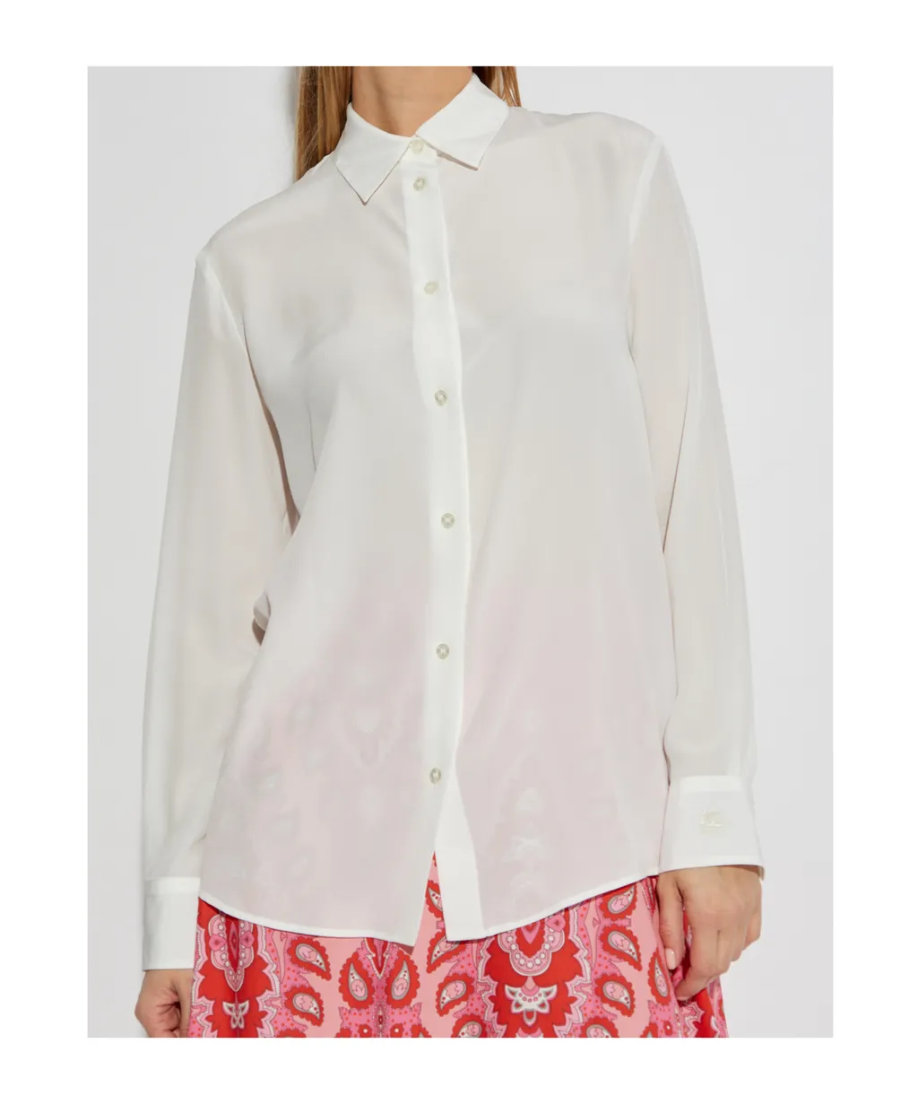 Logo-Embroidered Long-Sleeved Shirt