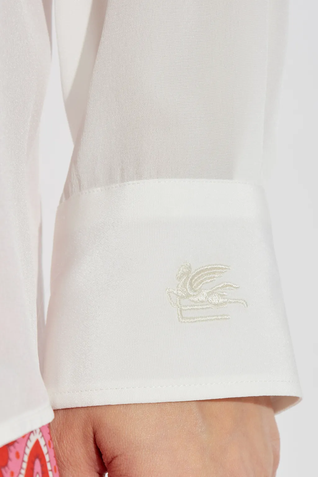 Logo-Embroidered Long-Sleeved Shirt