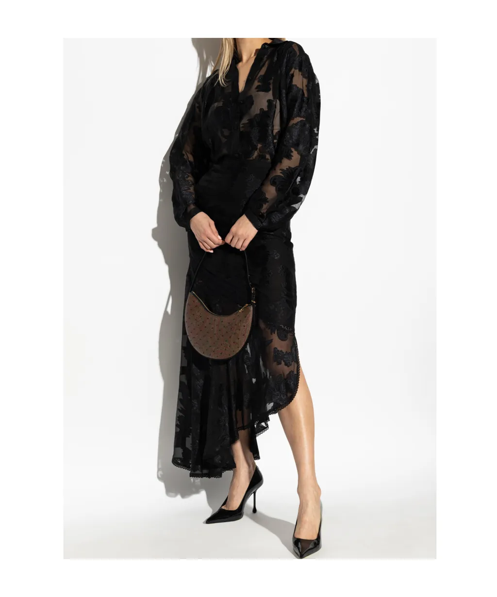 Semi-Sheer Chiffon Shirt