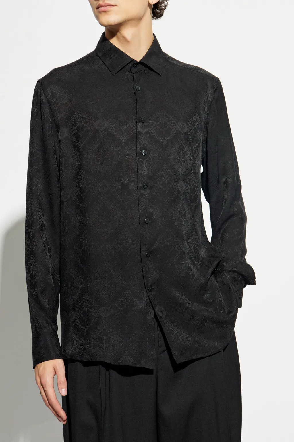 Floral Jacquard Roma Shirt