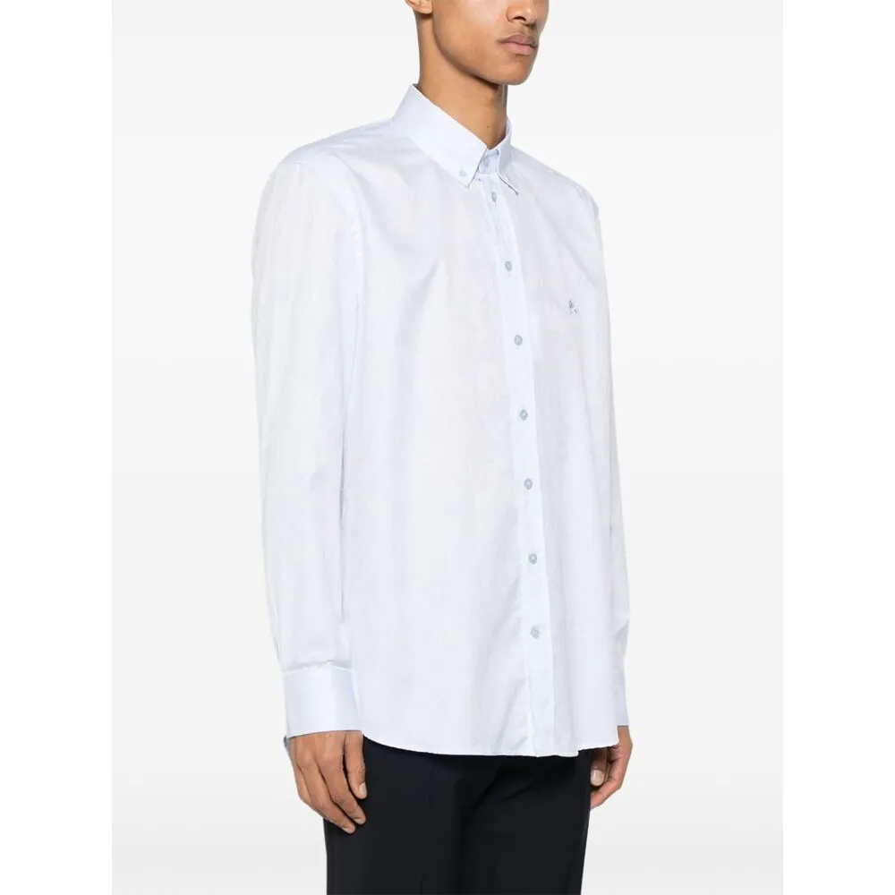 Pegaso Embroidered Long-Sleeved Shirt