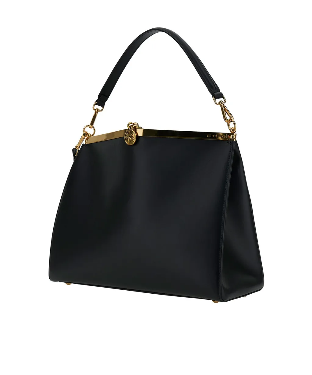 Large Vela Clasp Fastened Shoulder Bag