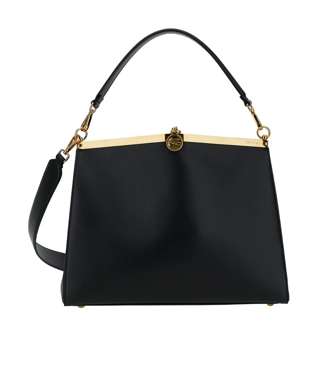 Large Vela Clasp Fastened Shoulder Bag