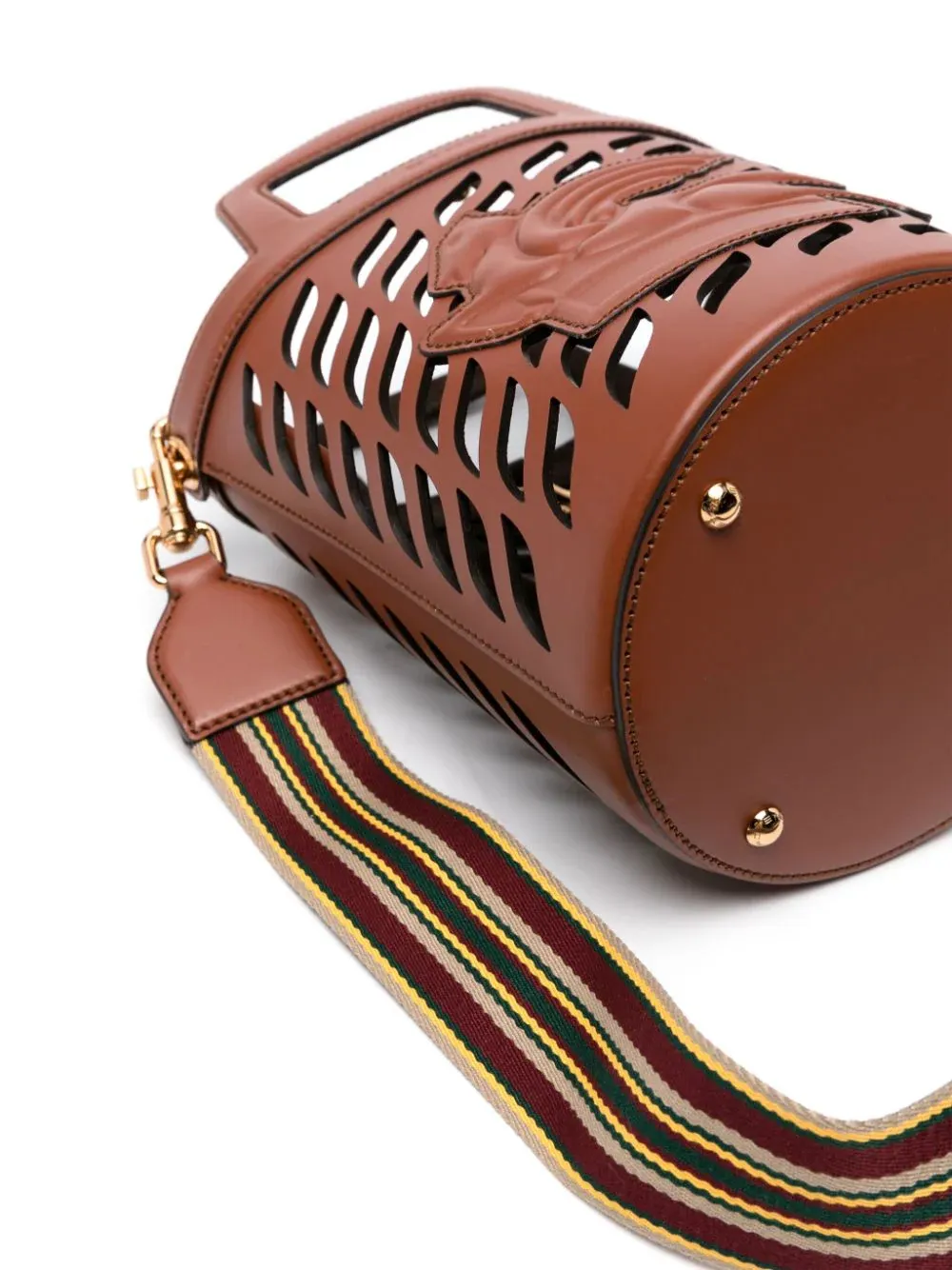 Pegaso Motif Cut Out Detailed Tote Bag