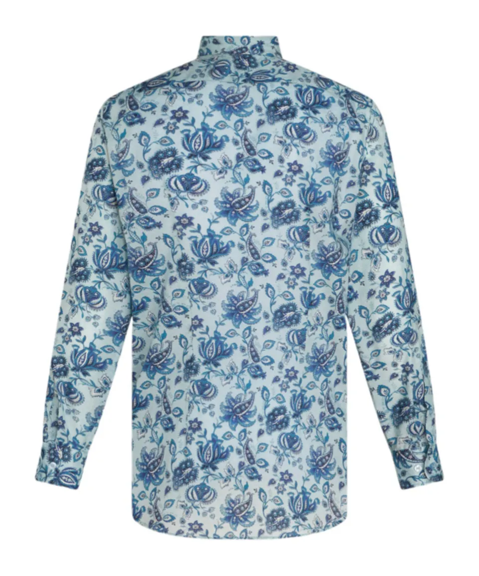 Paisley Printed Long-Sleeved Shirt