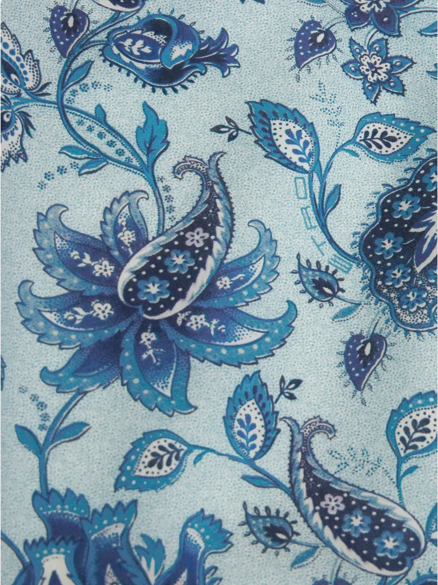 Paisley Printed Long-Sleeved Shirt