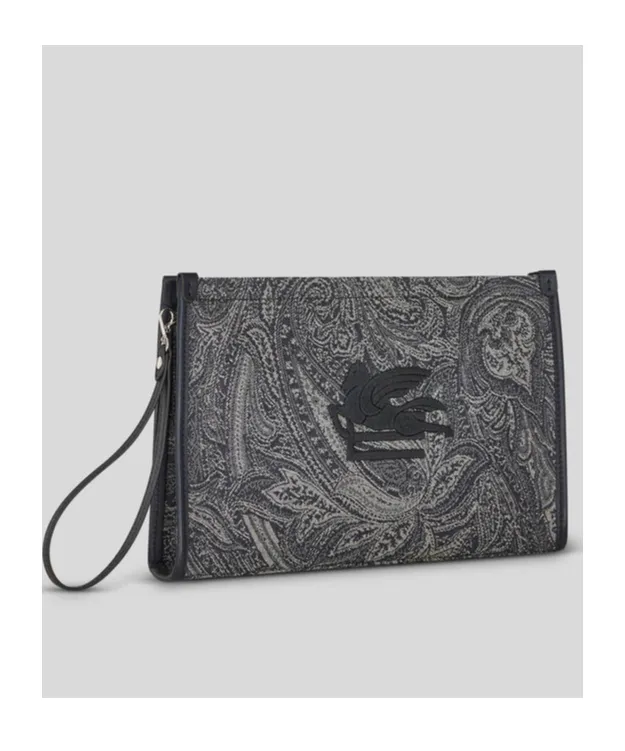 Paisley Jacquard Pouch