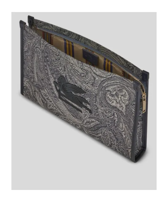 Paisley Jacquard Pouch