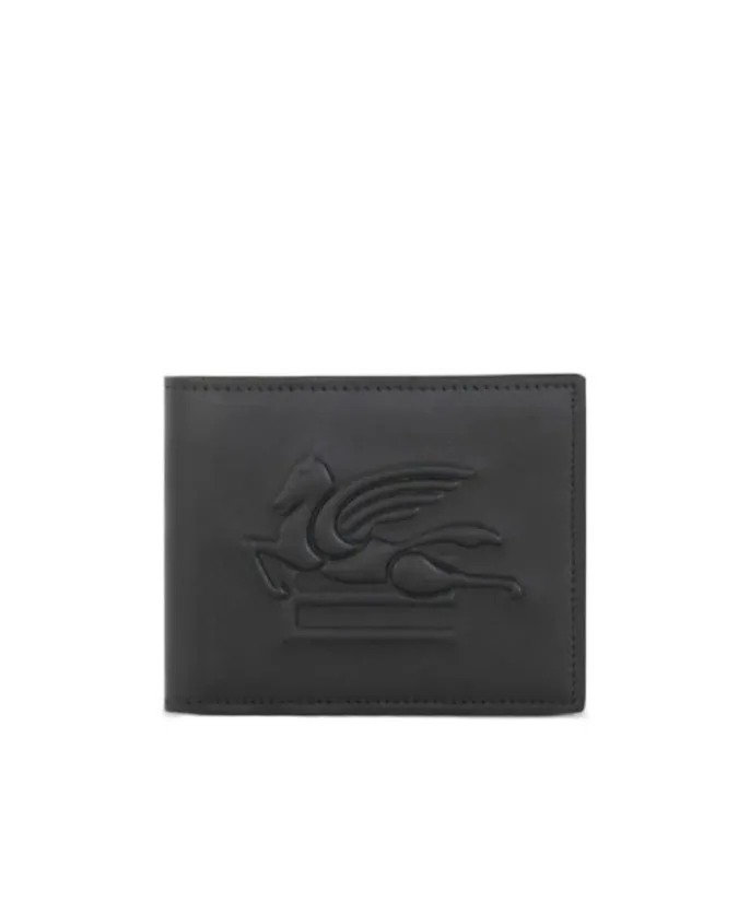 Pegaso Debossed Bi-Fold Wallet